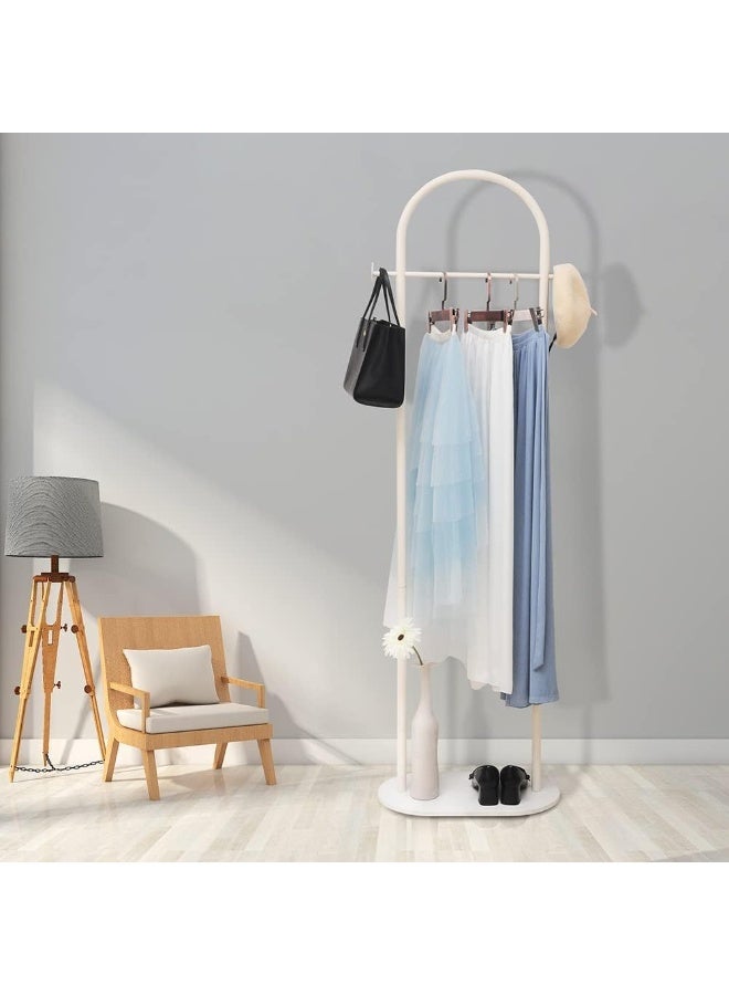 INSIJAM Fashionable and Versatile Coat Rack and Clothes Hanger Stand 170cm Tall Coat Rack Stand Clothing Rack Freestanding with Natural Stable Marble Base Garment Rack Heavy Duty Coat Hanger Rack Stand for Bag Hat Scarf Jacket for Bedroom Living Room - Image 2
